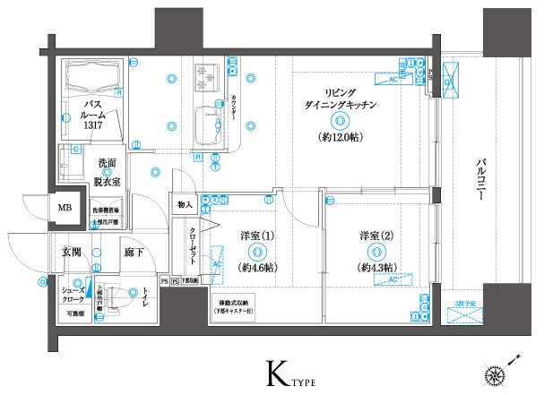 ZOOM横浜SQUAREの間取り