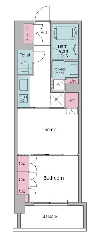 RESIDIA浅草橋の間取り