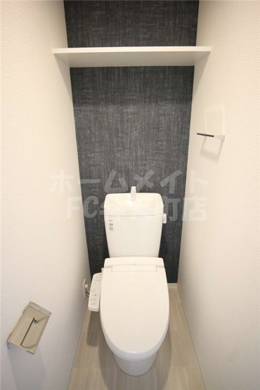 【トイレ】 | S-RESIDENCE大阪九条North | 落ち着いた色調のトイレです