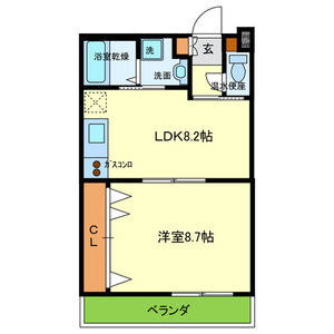 TIAハイム上本町の間取り
