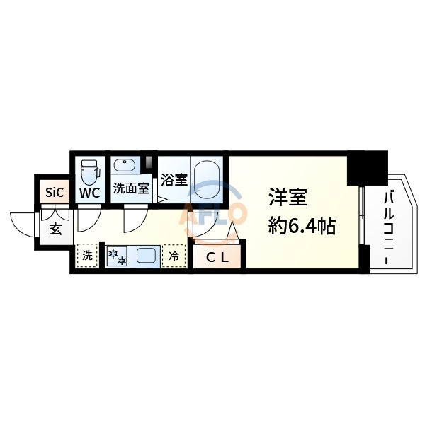 ArtizA新大阪D.C.の間取り|ArtizA新大阪D.C　間取り
