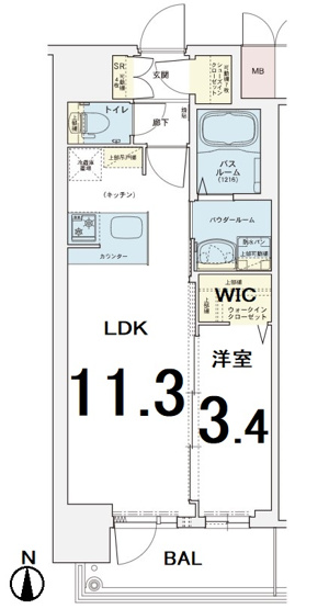 【間取り】 | エステムコート名古屋TWIN　WEST