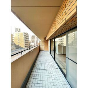 ボスコ薬院のバルコニー