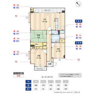 ボスコ薬院の間取り