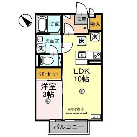アンジュシャンテの間取り