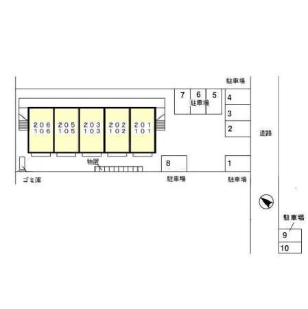 アンジュシャンテの区画図