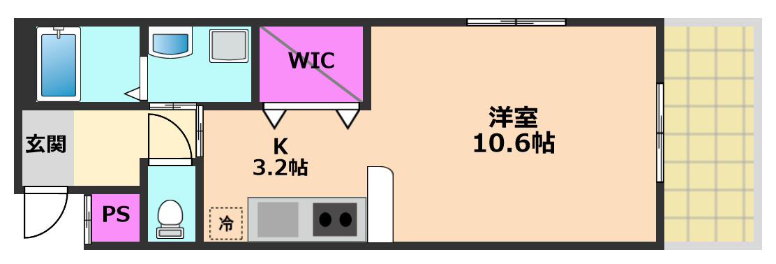 ヴァンベール大川の間取り