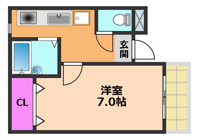 カリーノ長島の間取り