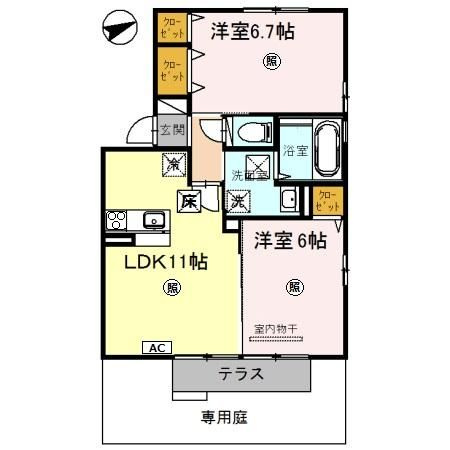 グラースシェリーの間取り