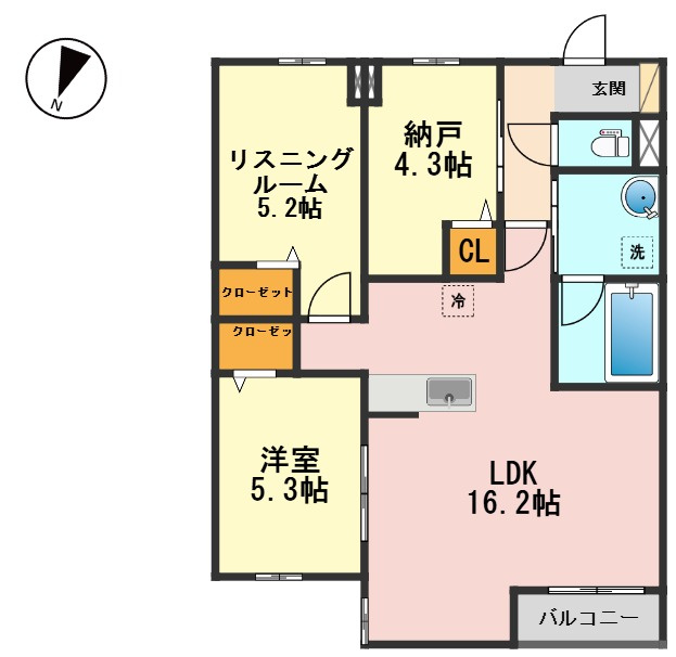 MOCRAFT南小岩の間取り