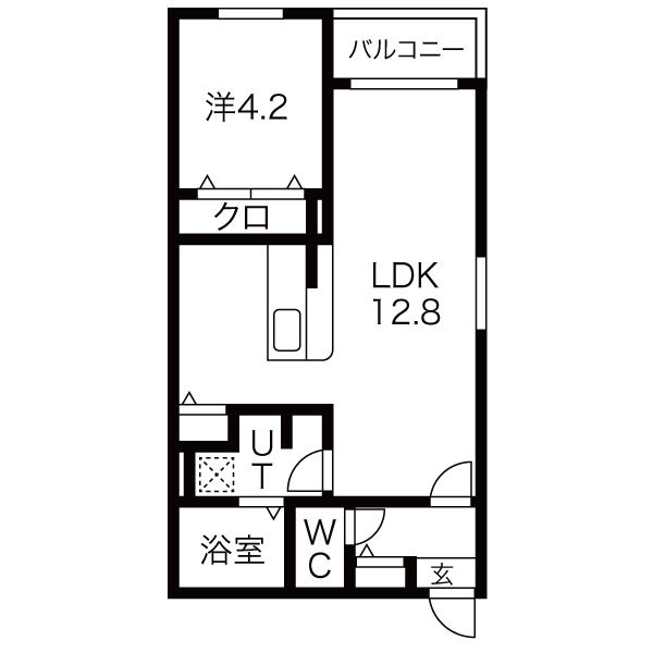 Courage Square Ⅱの間取り