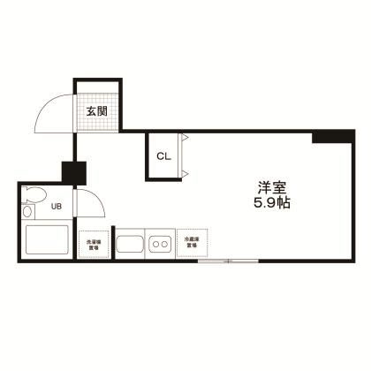 ダイヤモンドレジデンス新宿の間取り