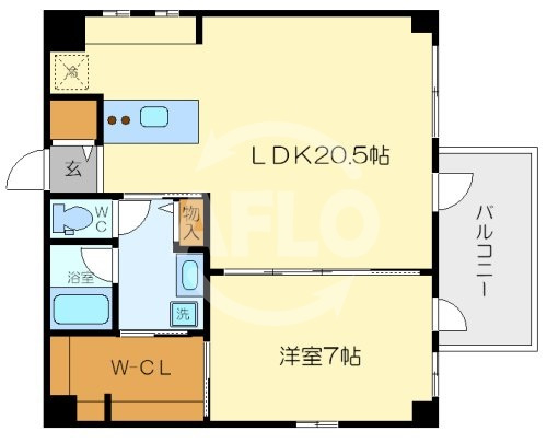 クレグラン京町堀の間取り|クレグラン京町堀　間取り