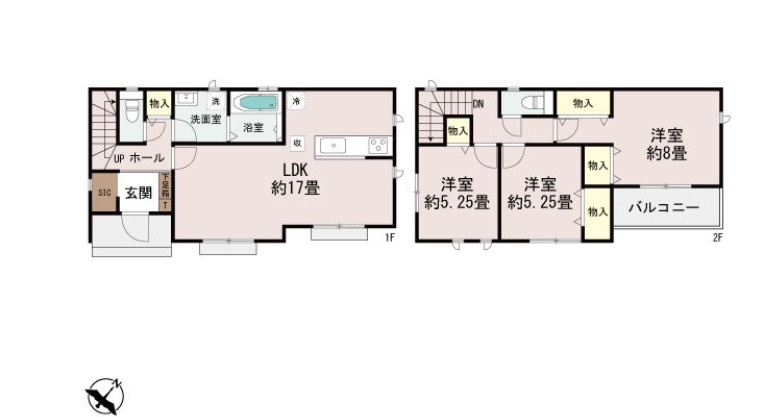 大野城市上大利2丁目189番 全２棟 A号棟