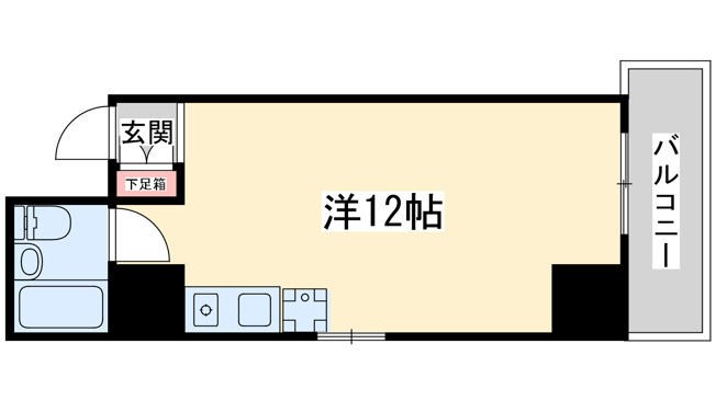 【間取り】 | ロイヤルハイツ扇町