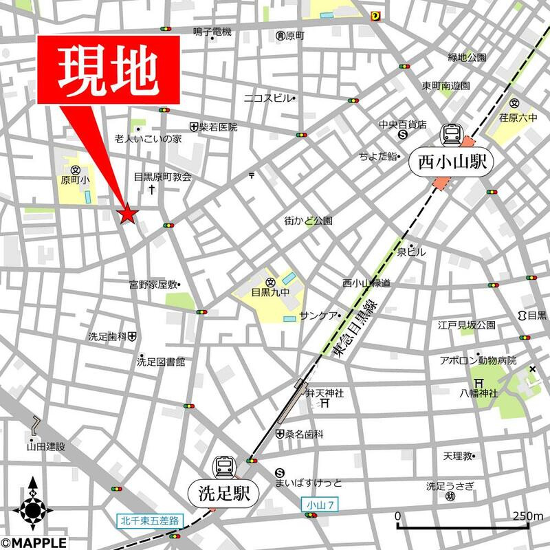 ハウス青木の地図