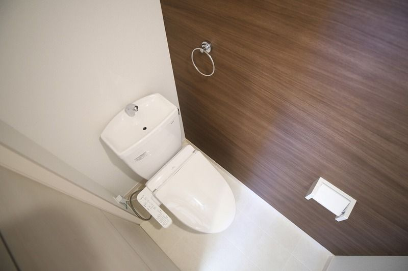モアメゾン中央公園前 のトイレ|快適な温水洗浄便座トイレです