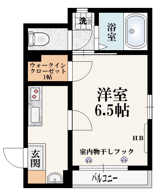 メゾンウエスト２の間取り|★最上階角部屋★