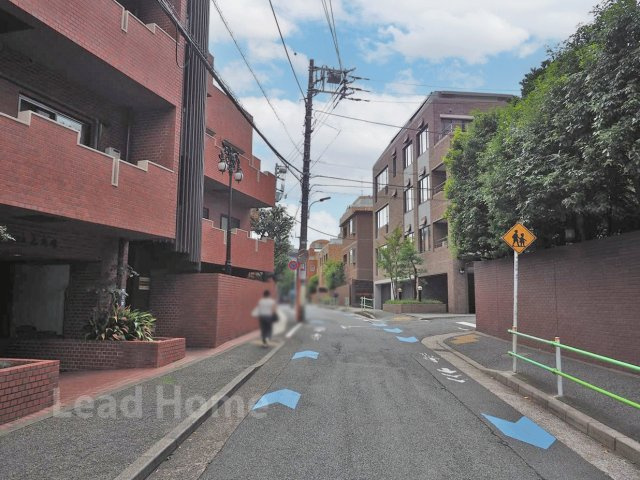 【その他】 | ドムス元麻布 | 歩道が整備された見通しの良い前面道路です！車通りが落ち着いており小さなお子様との歩行も安心ですね♪