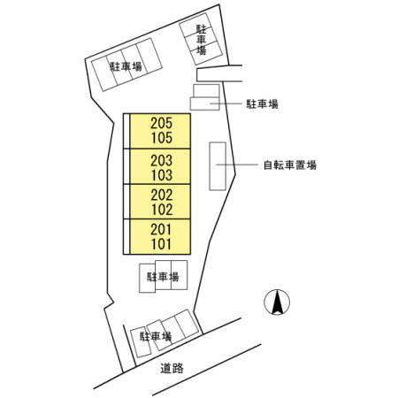 カトレアの区画図
