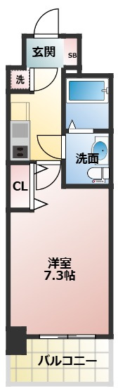 セレニテ京橋クレアの間取り
