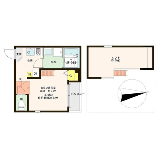 【間取り】 | クレセントハイツ