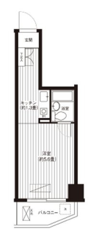 コスモリード蒲田の間取り|間取り