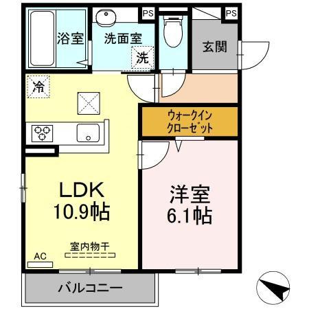 ラ・フィーグ古江東の間取り