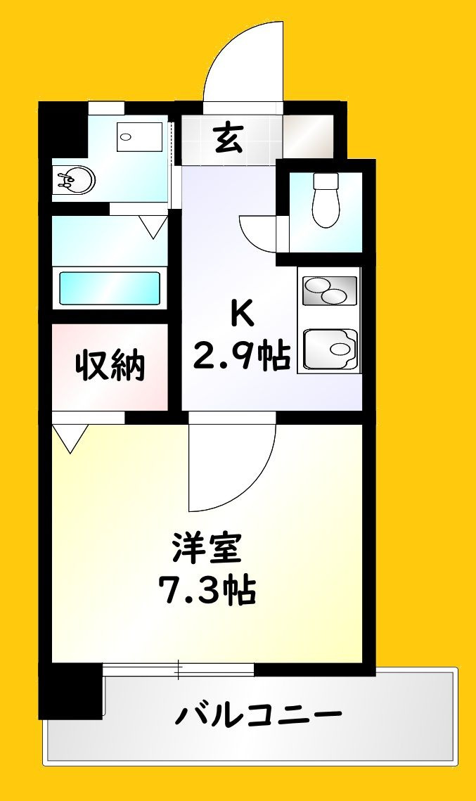 オーヴィジョンクラス浅香通りの間取り