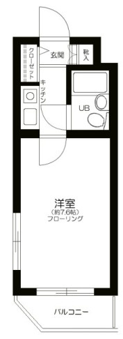 練馬区豊玉北１丁目の賃貸マンションの間取り