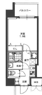 【間取り】 | S-RESIDENCE緑橋駅前