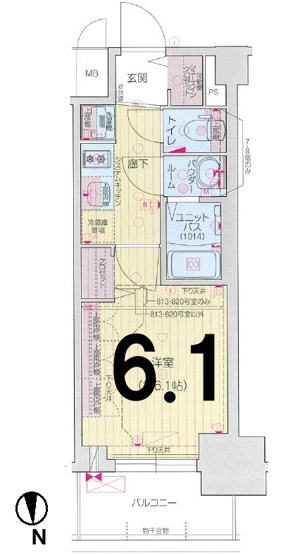 【間取り】 | プレサンス上前津ディアシス