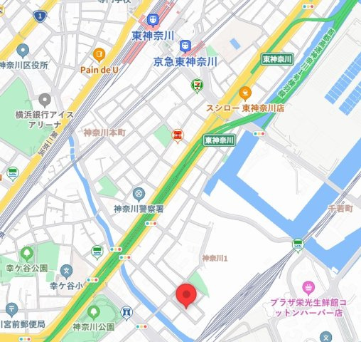 ｃｏｔｔｏｎ　ｔｏｗｎ　横濱の地図