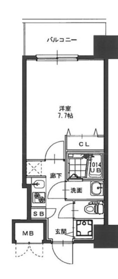 【間取り】 | S-RESIDENCE緑橋駅前