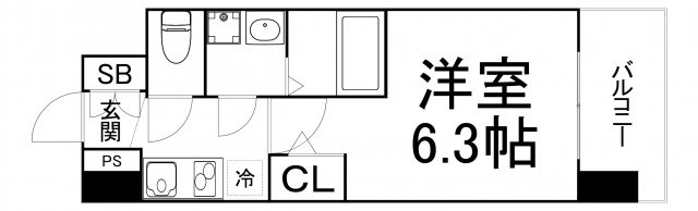 【間取り】 | エスリードレジデンス大阪福島