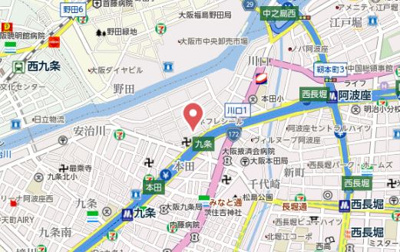 【地図】 | レオンコンフォート阿波座西