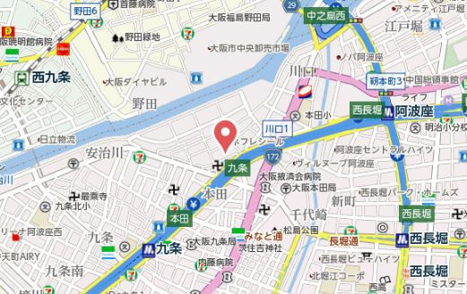 【地図】 | レオンコンフォート阿波座西