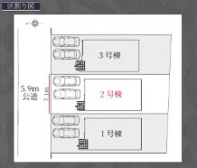 仲介手数料無料）一宮市多加木２－２の区画図