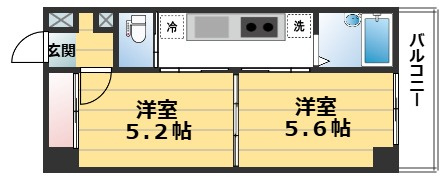 KushigeGojo（クシゲゴジョウ）の間取り