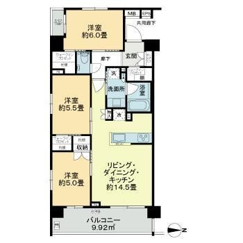 【間取り】 | エクセレントシティ馬込ヒルズ