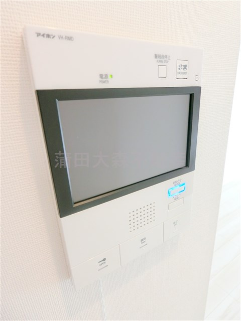 アジールコート武蔵新田の設備|モニター付きインターホン