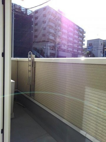 エコの住のバルコニー