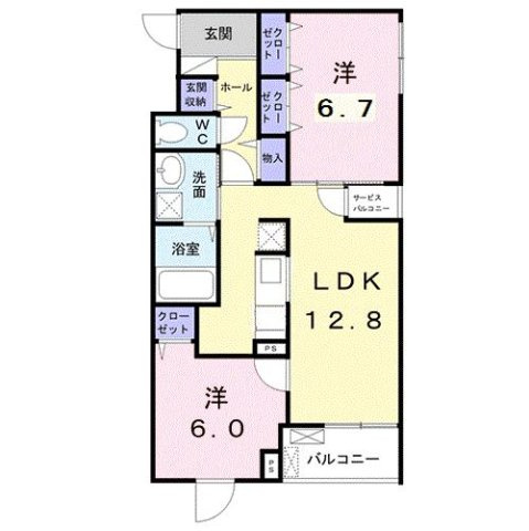 アイリスの間取り