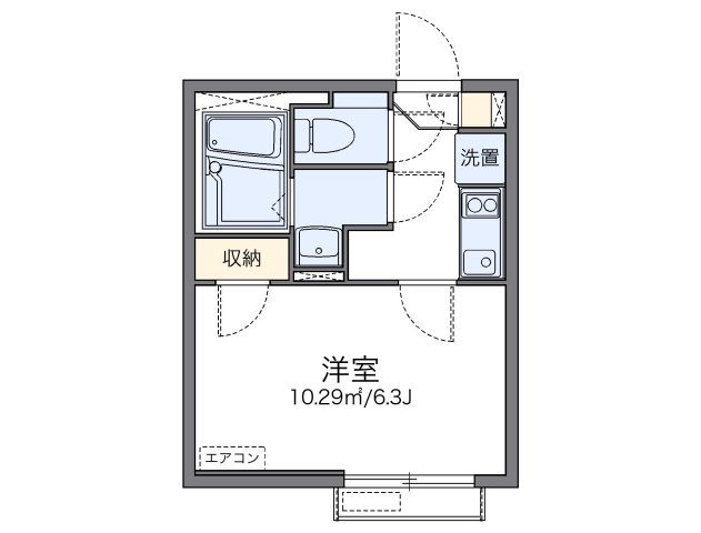 レオネクストあさひの間取り