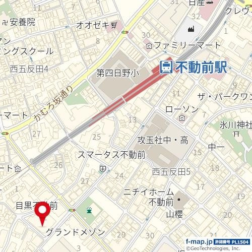 【地図】 | コルム目黒不動前