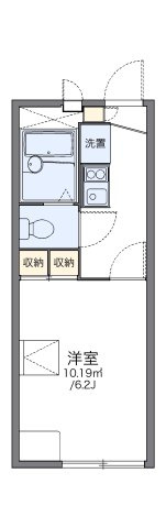 レオパレスアゼリアの間取り