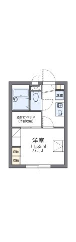 レオパレスヴェルデカーサ二俣川の間取り