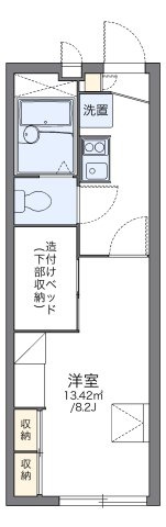 レオパレスミヤビの間取り
