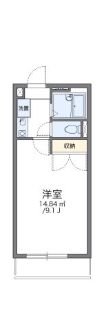 レオパレスアンフィニの間取り