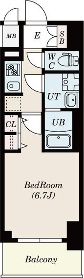 S-RESIDENCE熱田Ⅱの間取り